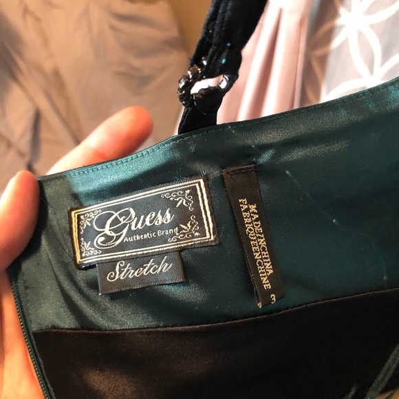 Guess emerald keyhole cocktail dress - Picture 8 of 9